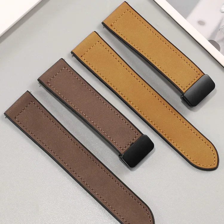 Craftsman Compatibility With Tissot 1853 Speedmaster Watch Band 20 22mm Genuine Leather Material-4