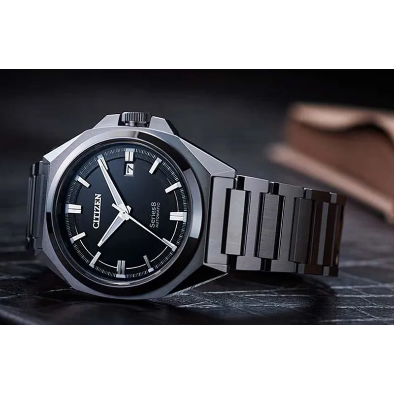 CITIZEN Mechanical Movement Watch Men's Watch Black Dial NB6010 81E-5