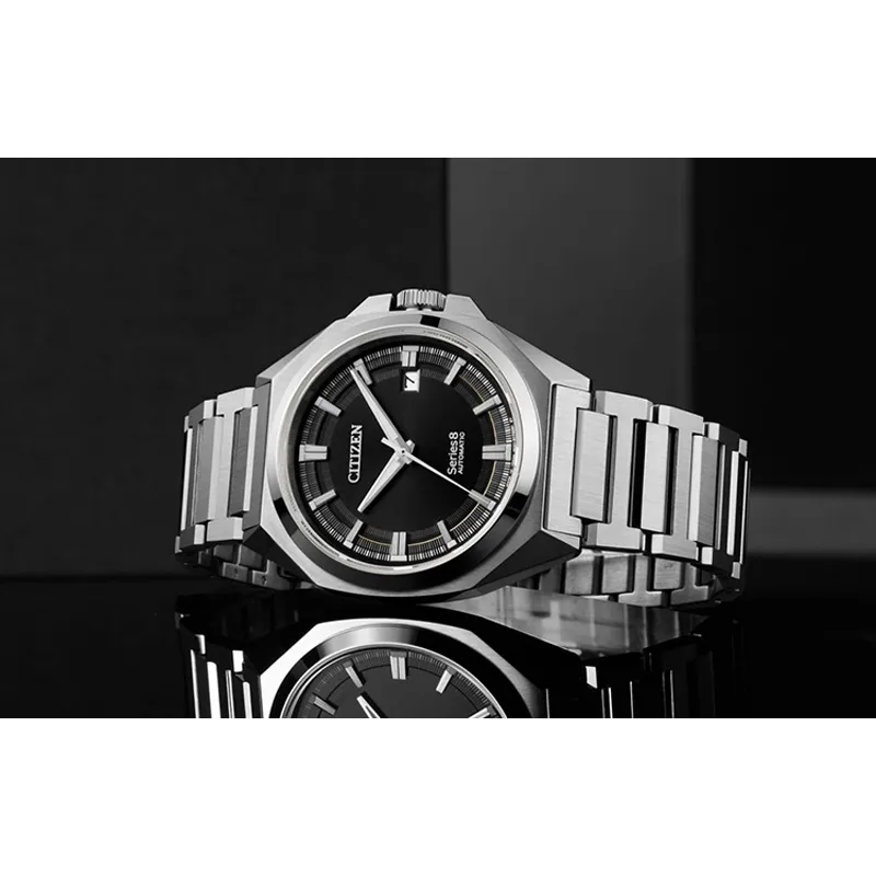 CITIZEN Mechanical Movement Watch Men's Watch Black Dial NB6010 81E-3