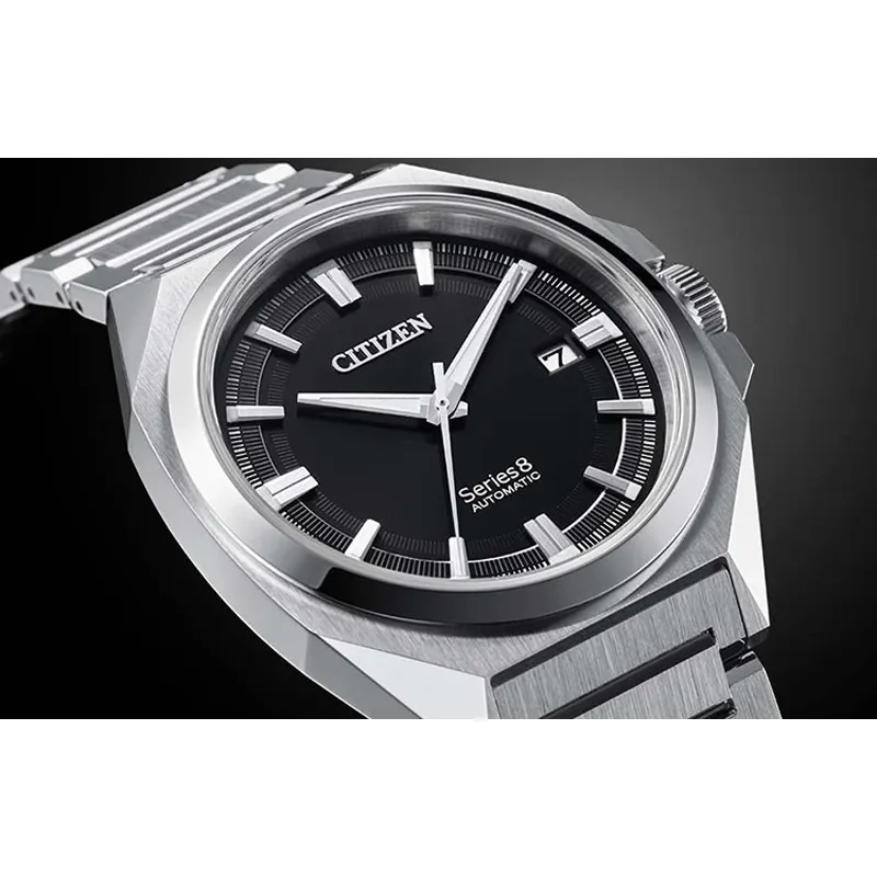 CITIZEN Mechanical Movement Watch Men's Watch Black Dial NB6010 81E-1