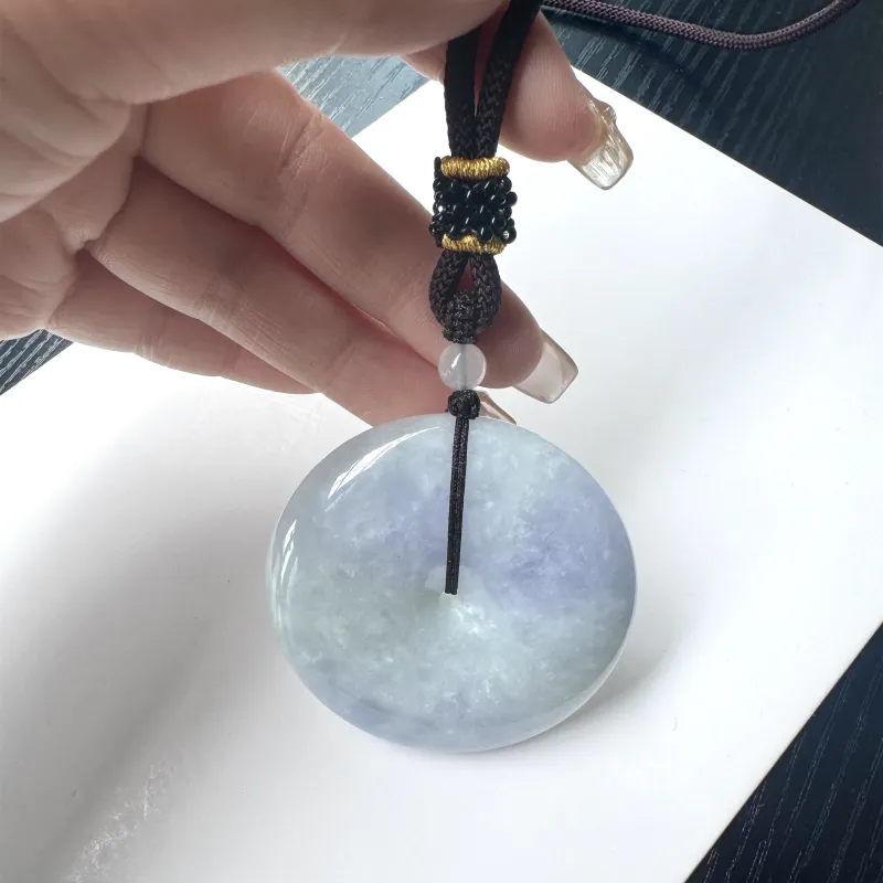 Cui Hengxiang Glutinous Jade Pendants Unisex-1