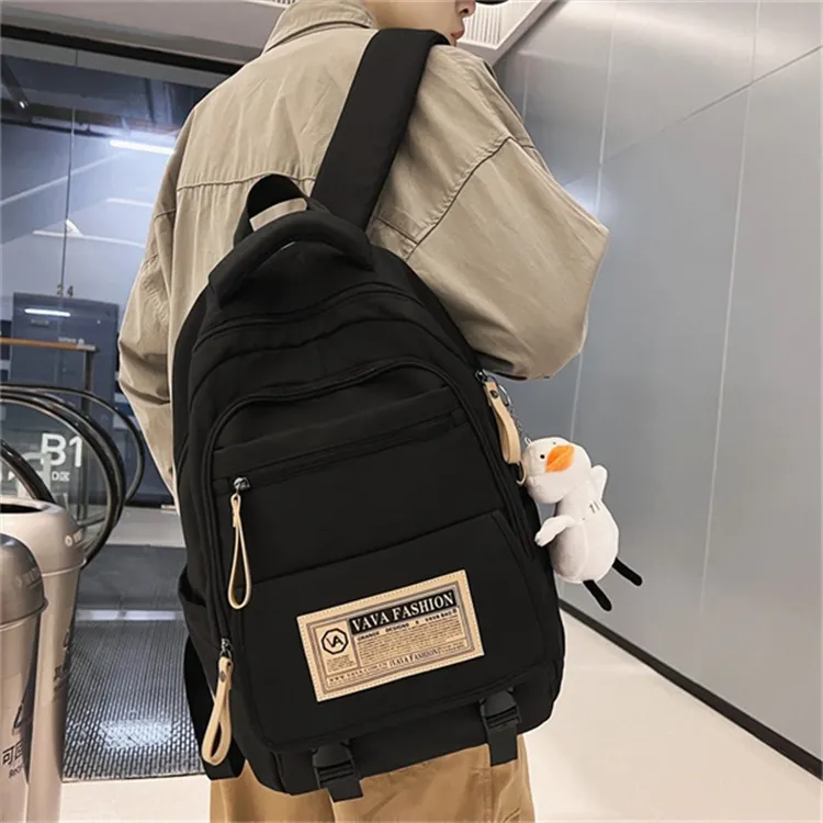 Dusen Kangaroo Nylon Lightweight Breathable Waterproof Large Capacity Handheld Backpack Unisex-3