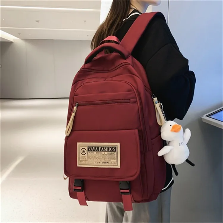 Dusen Kangaroo Nylon Lightweight Breathable Waterproof Large Capacity Handheld Backpack Unisex-8
