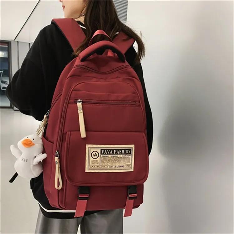 Dusen Kangaroo Nylon Lightweight Breathable Waterproof Large Capacity Handheld Backpack Unisex-10