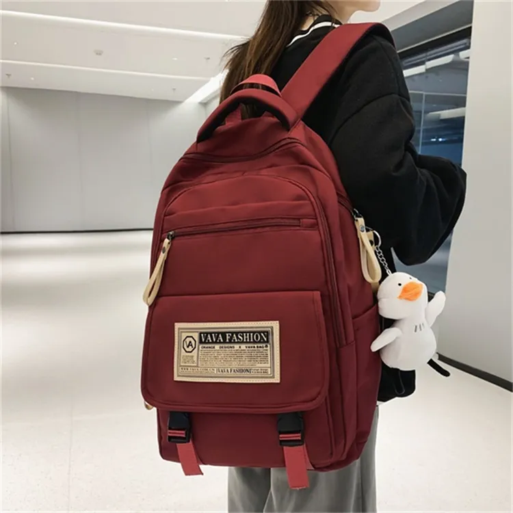 Dusen Kangaroo Nylon Lightweight Breathable Waterproof Large Capacity Handheld Backpack Unisex-7