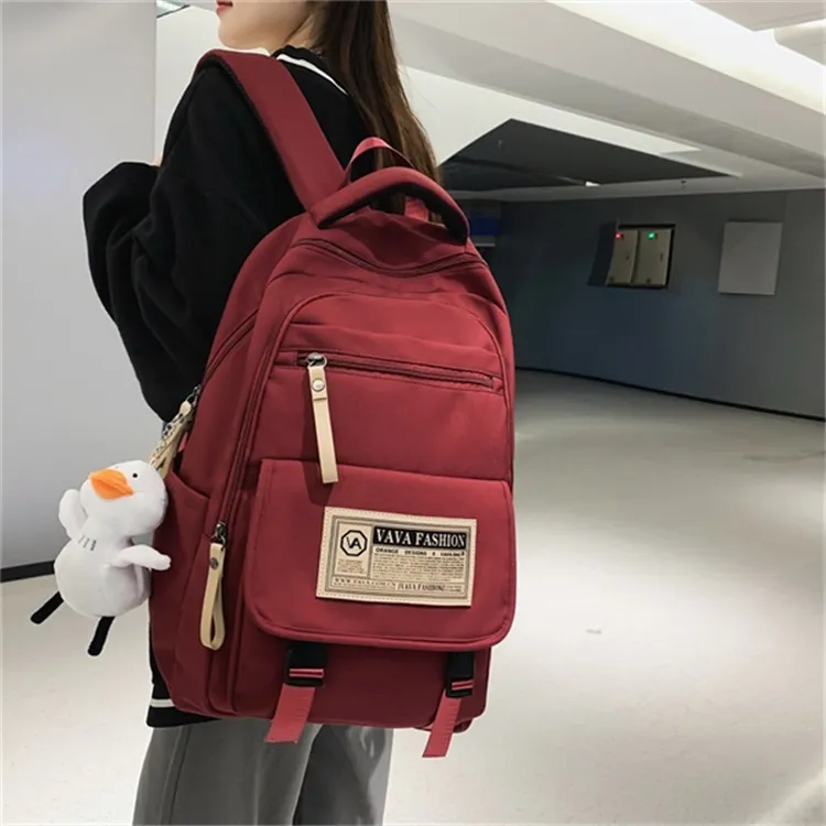 Dusen Kangaroo Nylon Lightweight Breathable Waterproof Large Capacity Handheld Backpack Unisex-9