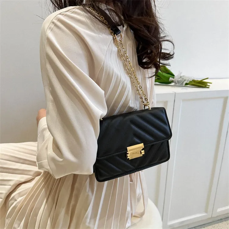 NOMK PU Shoulder Bag Women's White/Rose Red/Khaki/Green/Black-16