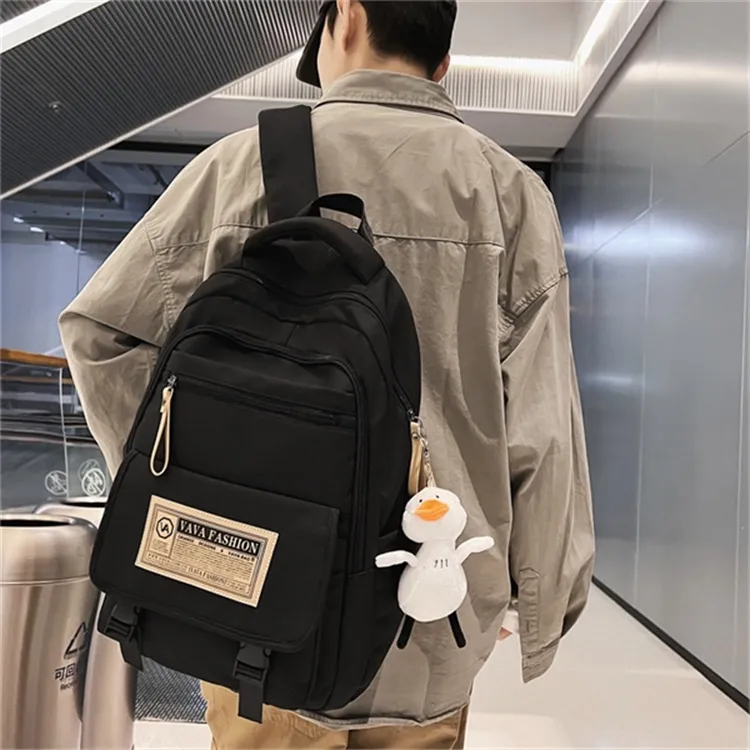 Dusen Kangaroo Nylon Lightweight Breathable Waterproof Large Capacity Handheld Backpack Unisex-1