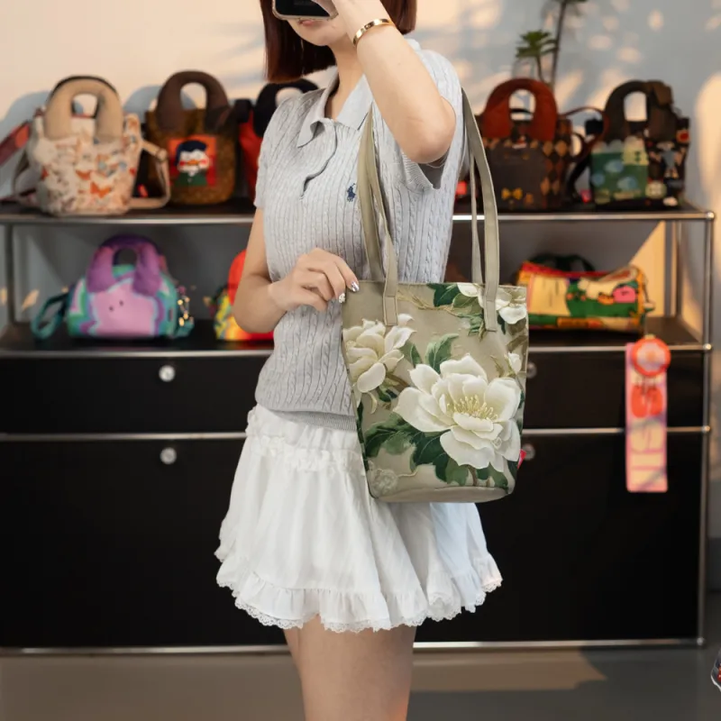 Perfect Styles Shoulder Bags Embroidered Peony-3
