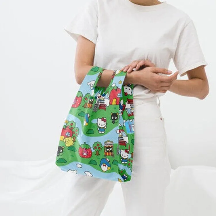 Sanrio Hello Kitty, Collaboration Polyester Tote Bag, Shopping Bag, Handbag Regular Unisex Multicolor-4
