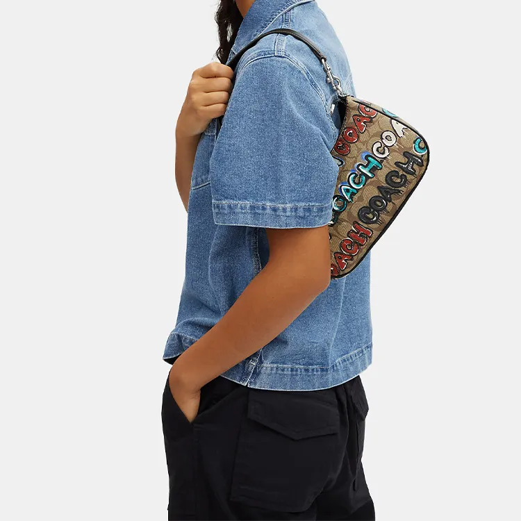 COACH X Mint + Serf Teri 24 Shoulder Bag In Signature Canvas-3