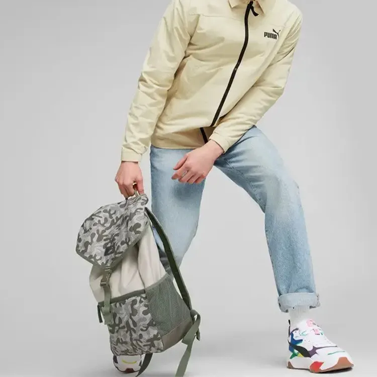 PUMA Fabric Backpack Regular Unisex Green-3