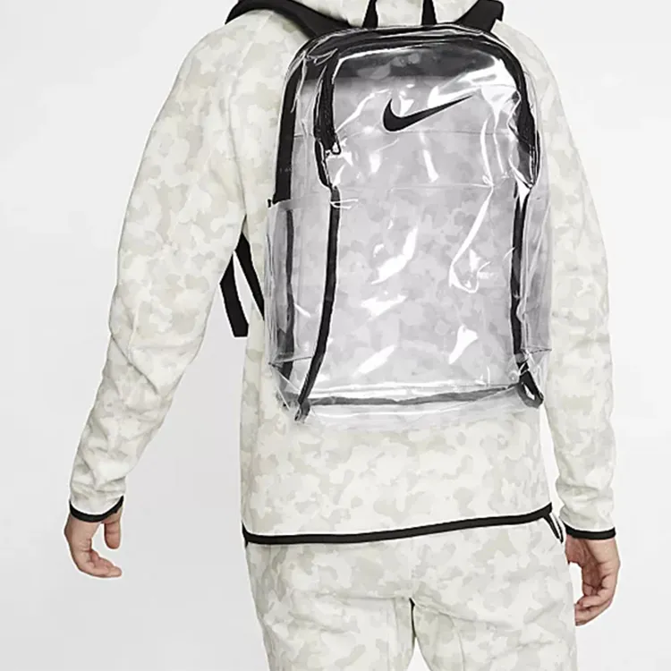 Nike Polyester Backpack Regular Unisex Transparent-4