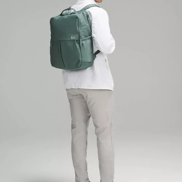 Lululemon Nylon Backpack Unisex Green-3