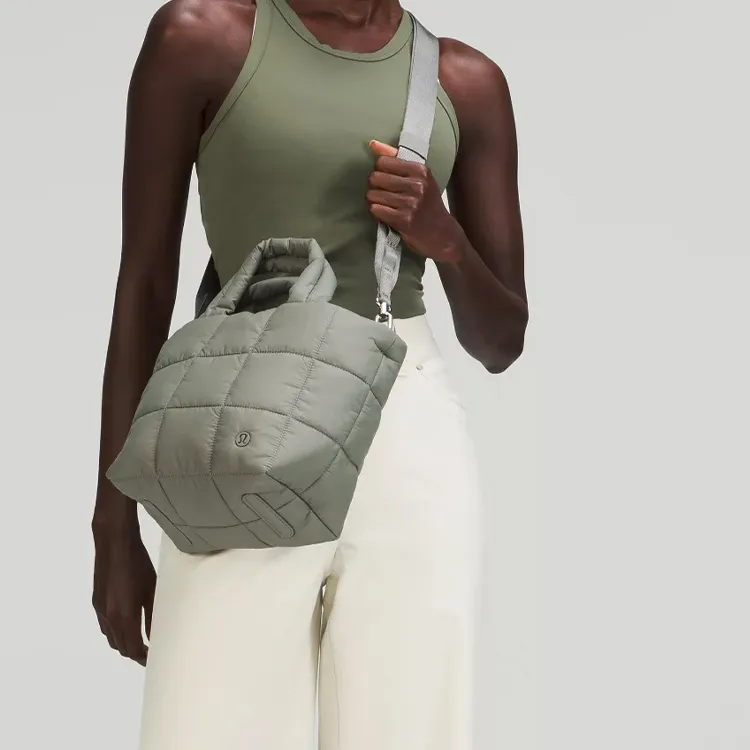 Lululemon Nylon Crossbody Bag Women's Sage Gray Green-2