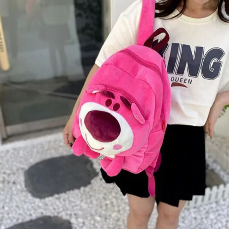 Disney Nylon Backpack Regular Women's Pink-6