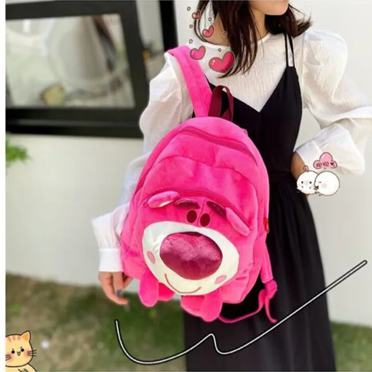 Disney Nylon Backpack Regular Women's Pink-10