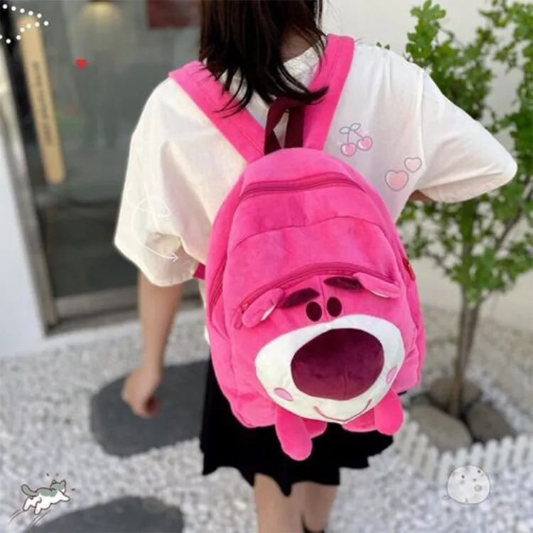 Disney Nylon Backpack Regular Women's Pink-9