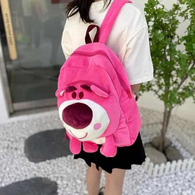 Disney Nylon Backpack Regular Women's Pink-5