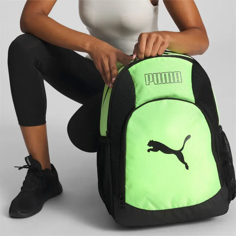 PUMA Polyester Backpack Regular Unisex Bright Green-2