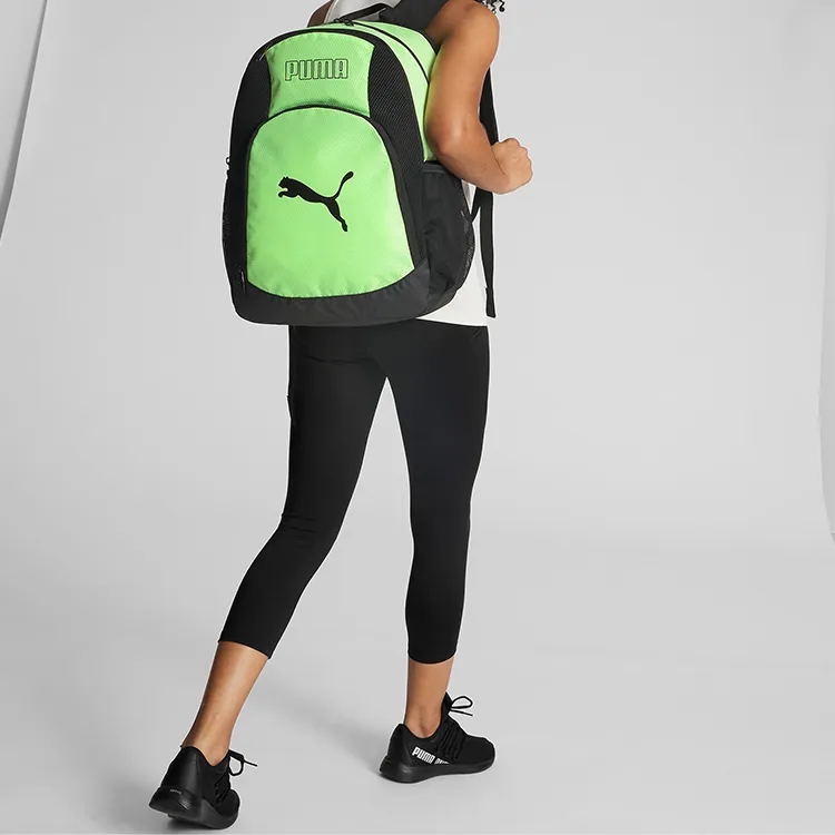 PUMA Polyester Backpack Regular Unisex Bright Green-3