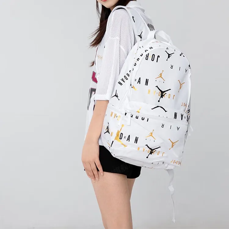 Jordan Polyester Backpack Regular Unisex White-5