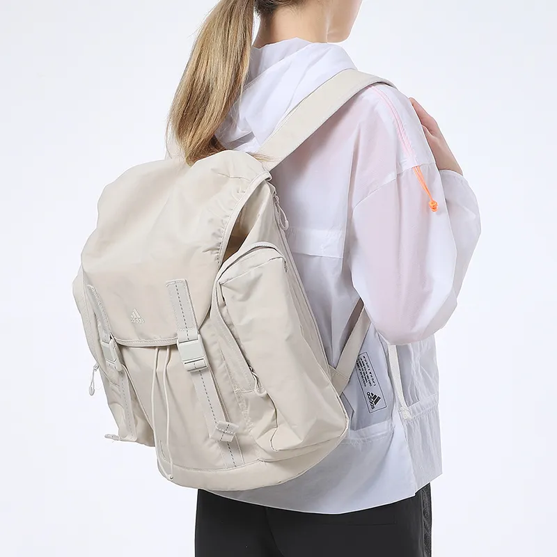 Adidas Polyamide Backpack Regular Unisex Bauxite Brown-4