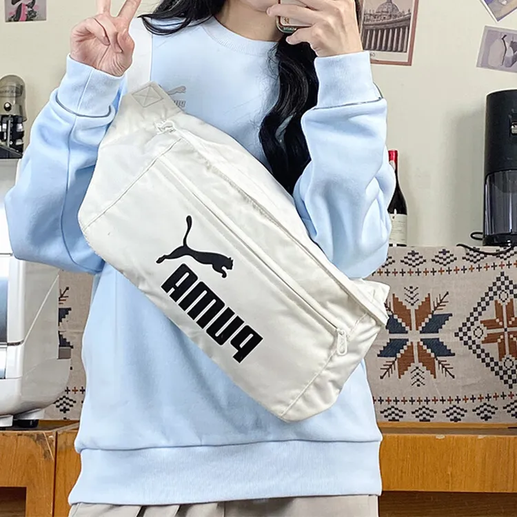 PUMA Fabric Fanny Pack Regular Women's Starlight White-4