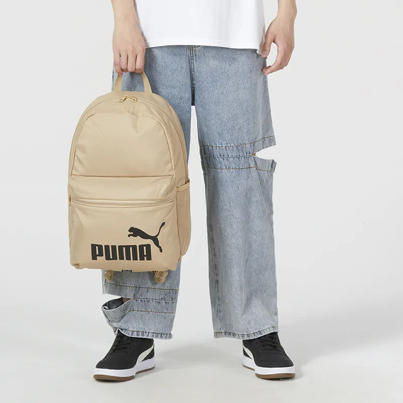 PUMA Fabric Backpack Regular Unisex Camel-3