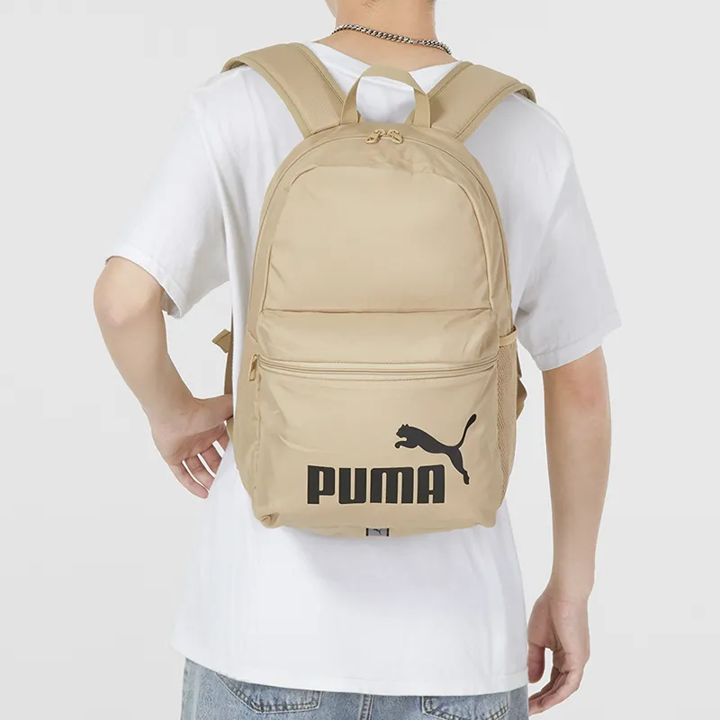 PUMA Fabric Backpack Regular Unisex Camel-5