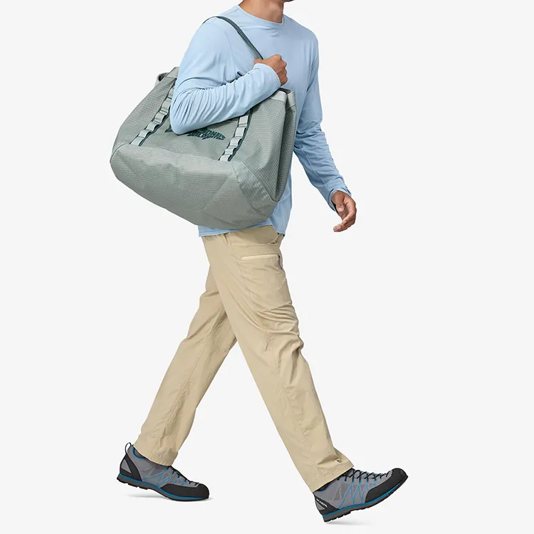 Patagonia Recycled Polyester Tote Bag, Shopping Bag, Handbag Regular Unisex Sleet Green-5