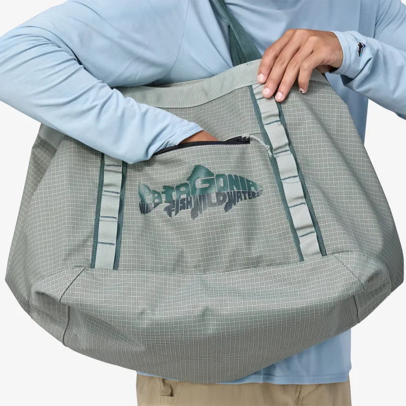 Patagonia Recycled Polyester Tote Bag, Shopping Bag, Handbag Regular Unisex Sleet Green-4