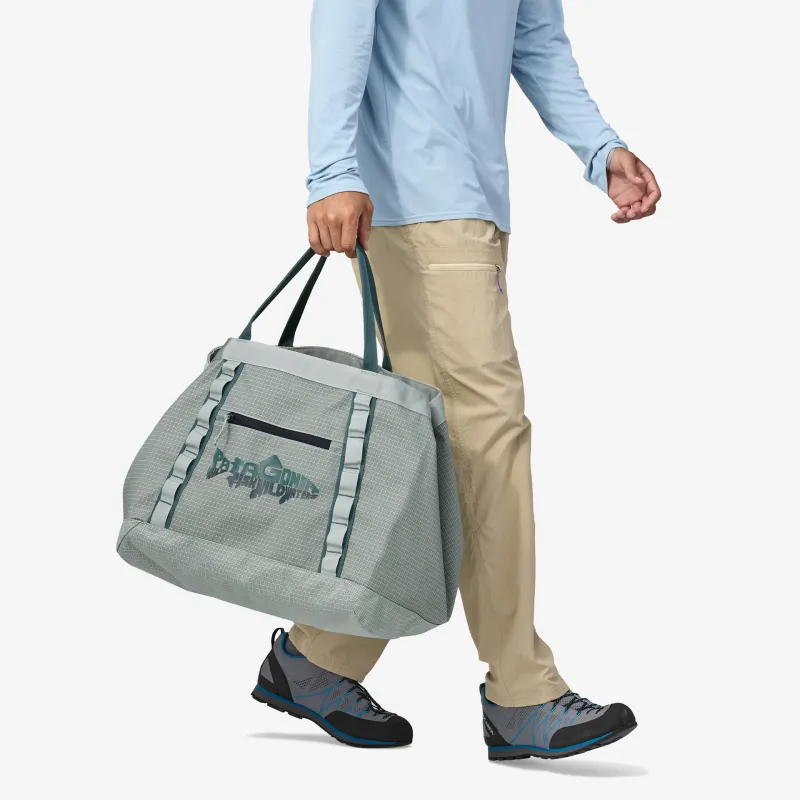 Patagonia Recycled Polyester Tote Bag, Shopping Bag, Handbag Regular Unisex Sleet Green-2