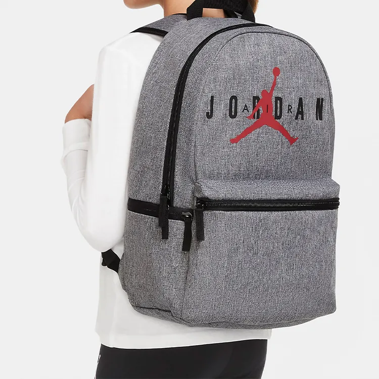 Jordan Polyester Backpack Double-Shoulder Large Size Unisex Carbon Heather-5