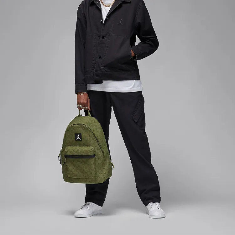 Jordan Polyester Backpack Regular Unisex Light Olive-4