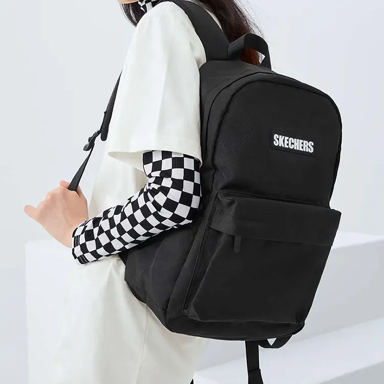 Skechers Polyester Backpack Regular Unisex Pure Black-4