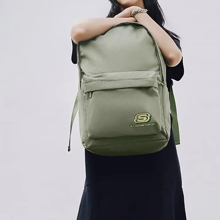 Skechers Fabric Backpack Regular Unisex Olive Green-4