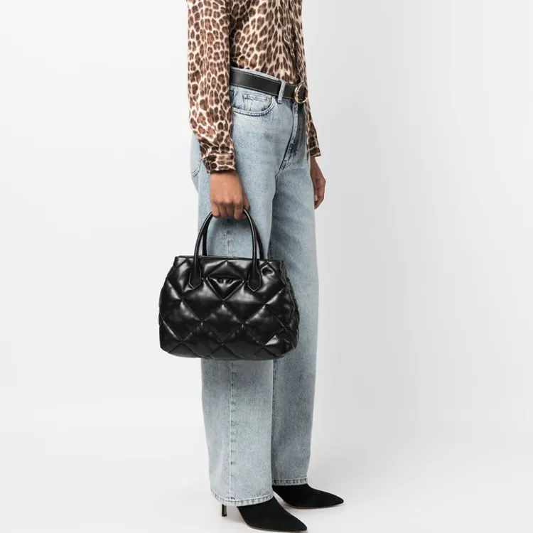 EMPORIO ARMANI Polyurethane With Polyester Handbag Women's Black-2