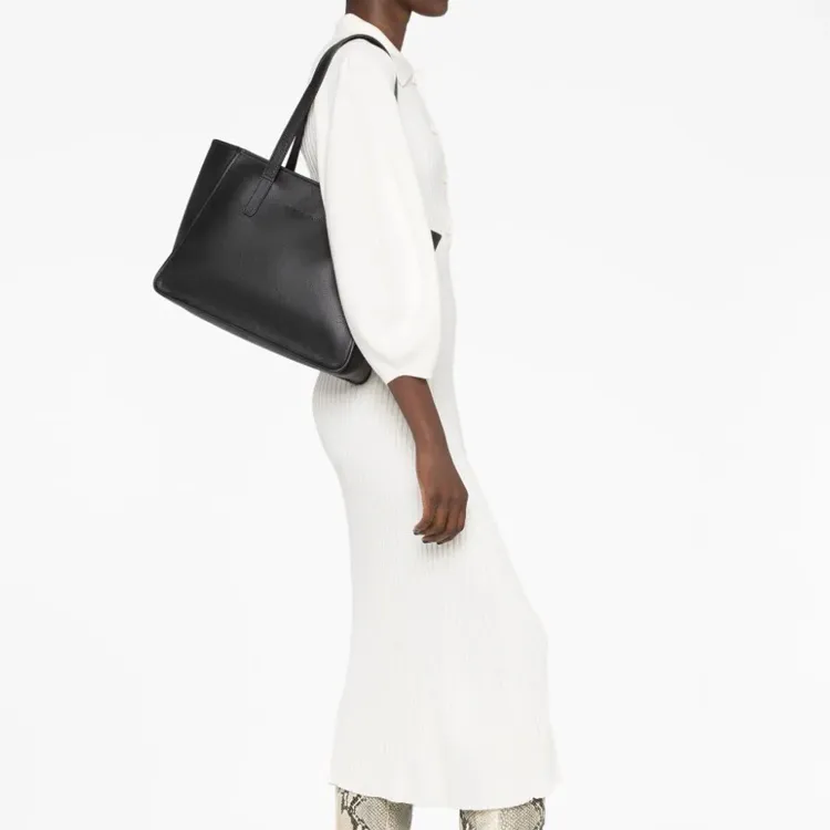 LONGCHAMP Le Foulonné Leather Tote Bag-3