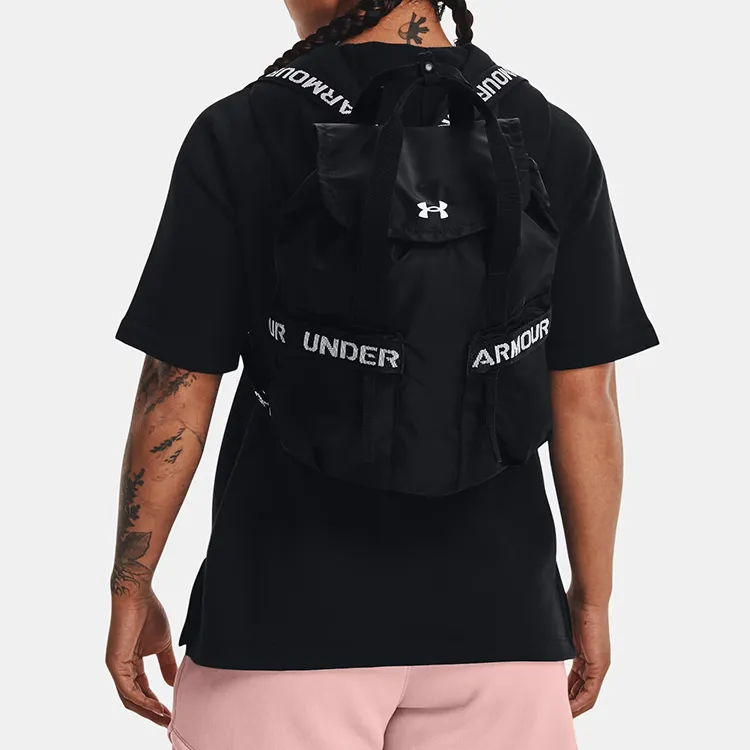 Under Armour Polyester Backpack Regular Women's Black-4