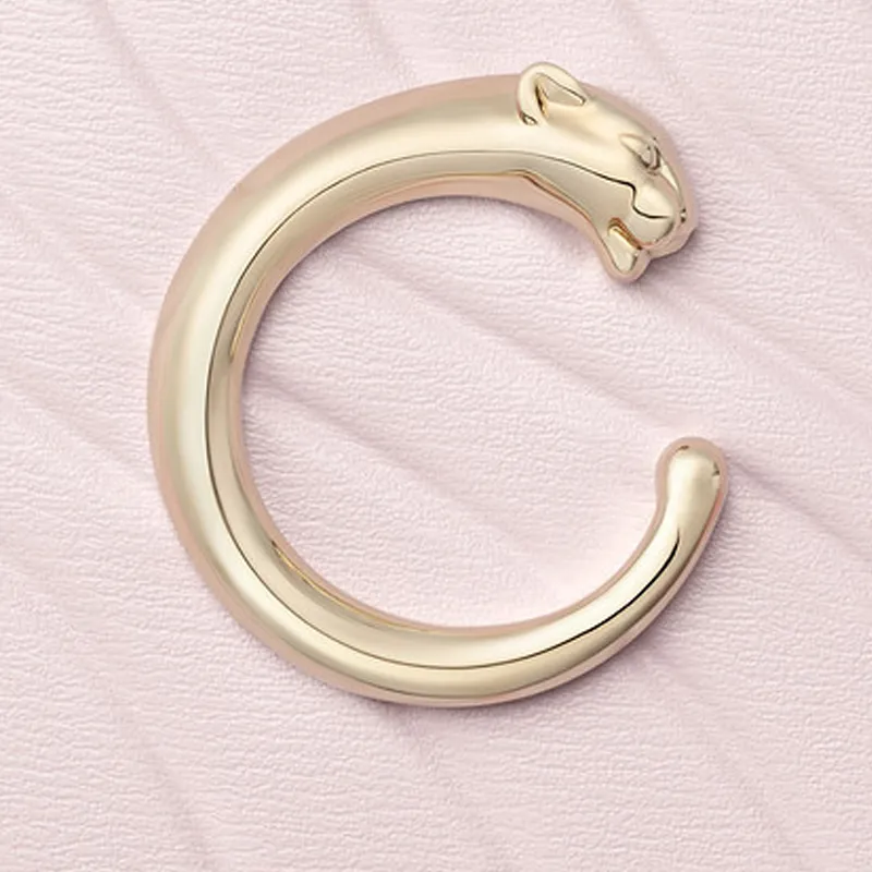 CARTIER Calfskin Card Holder Women's Pink-4