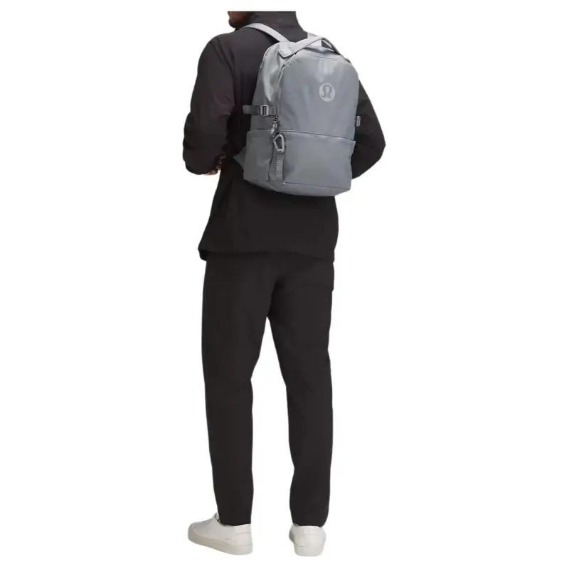 Lululemon Nylon Backpack Unisex Asphalt Gray-5