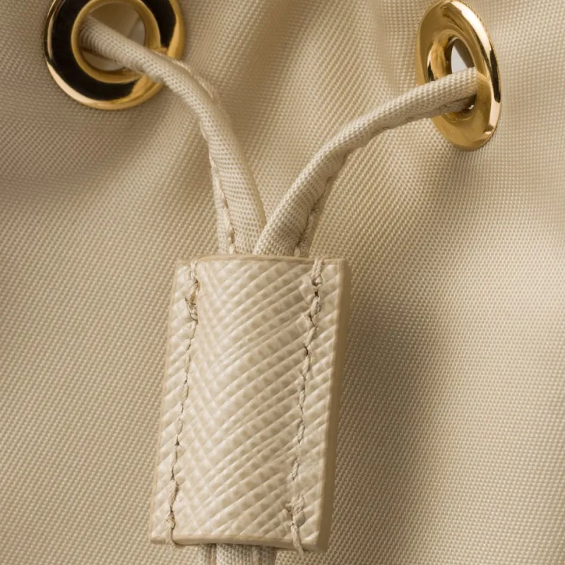 PRADA Re EditionRe Nylon Polyamide Bucket Bag, Shoulder Bag, Crossbody Bag, Handbag Mini Women's Sandy Beige-4