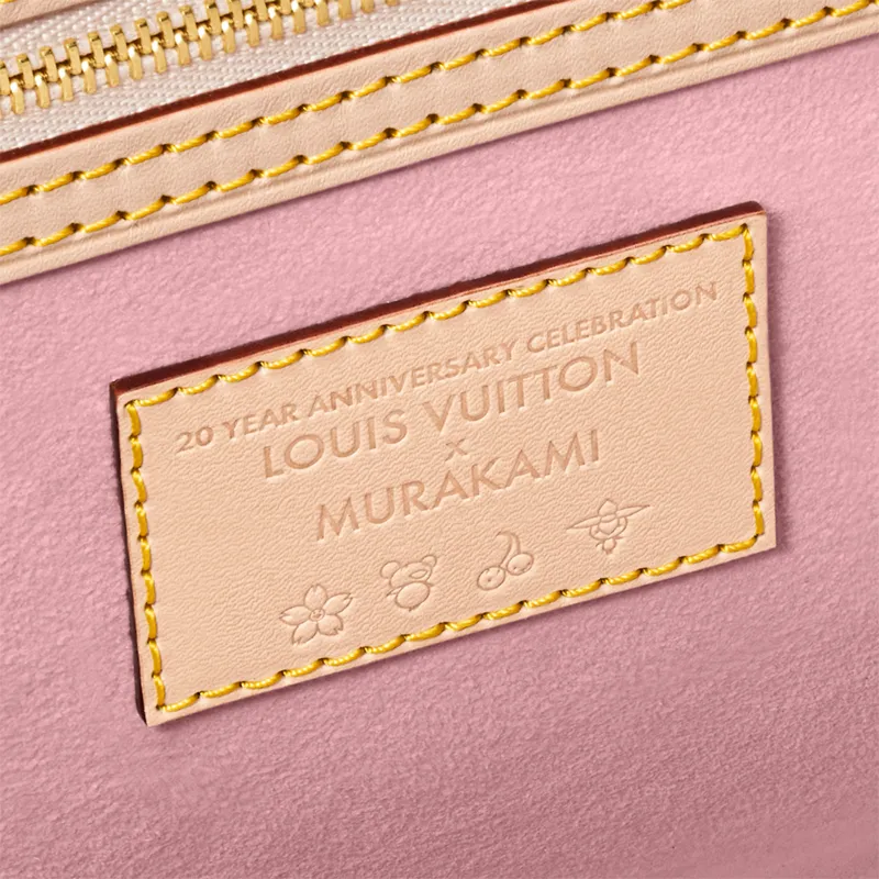 LOUIS VUITTON X Takashi Murakami Keepall Bandouliere 45 Sakura Brown-4