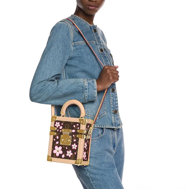 LOUIS VUITTON X Takashi Murakami Cherry Blossom Camera Box Sakura Brown-6