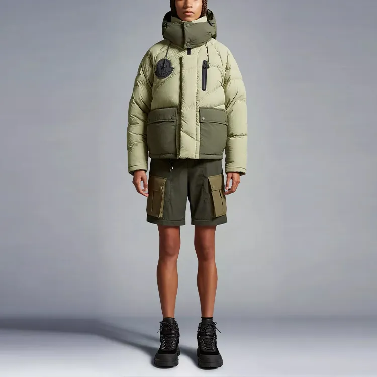 Moncler X Pharrell Chestnut Short Down Jacket-1