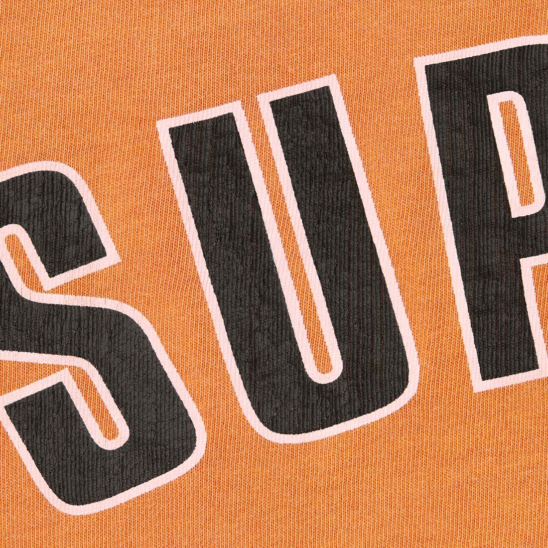 【SUPREME】CRACKED ARC SS TOP ORANGE 24SS Supreme Cracked Arc S S Top (SS24) - $78