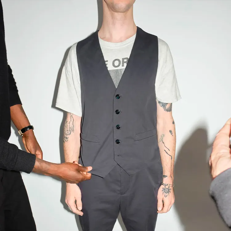 Supreme MM6 Maison Margiela Washed Cotton Suit Vest-3