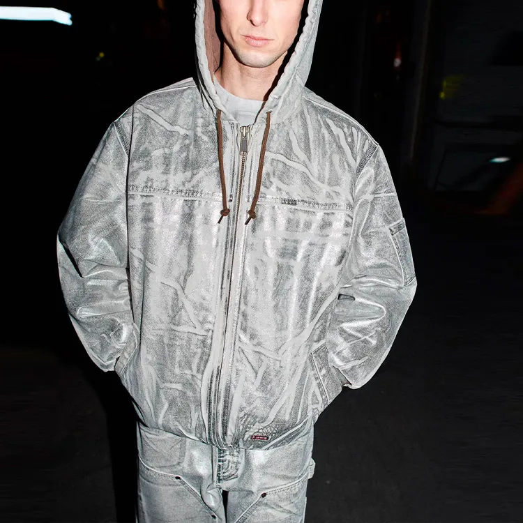 Supreme MM6 Maison Margiela Foil Hooded Work Jacket-3