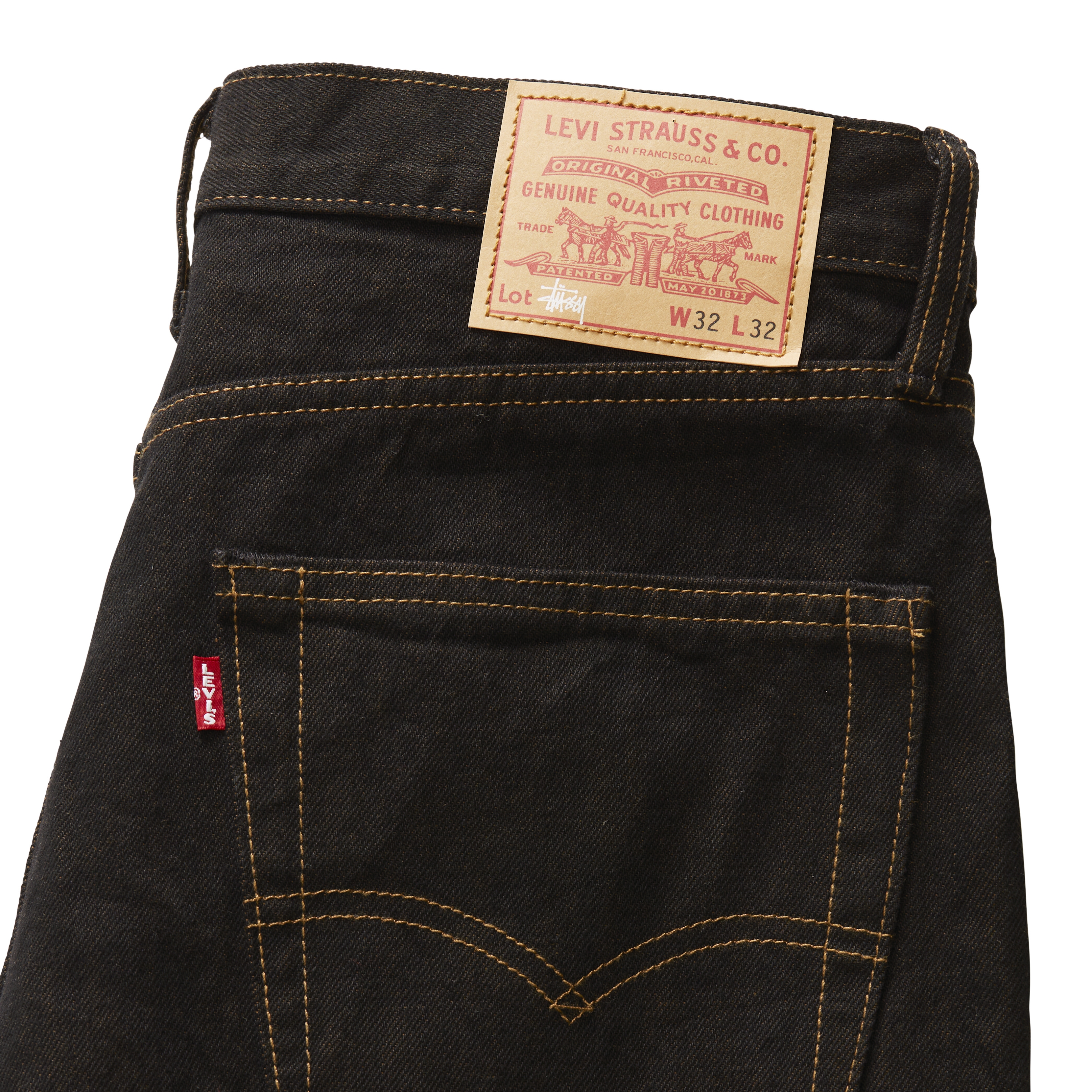 Stussy X Levi's Crispy Rinse 568 Jean 28 - POIZON
